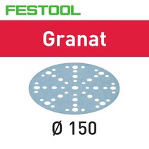 정품 페스툴 150mm 원형 샌드 페이퍼 Granat 샌딩 센딩 샌더 센더 툴보이 FESTOOL, 575159-320방 10장