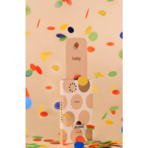 컨페티 폭죽카드 (5 type) - 생일파티 환갑 기념일 브라이덜샤워 웨딩 컨페티 카드타입, 초록 (Thanks)