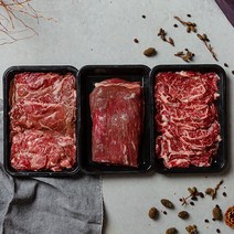 [참다올][서울분당퀵배송][마장동숙성한우1+]등심종합선물세트 1.5kg(등심불고기 등심구이 등심국거리 각500g)