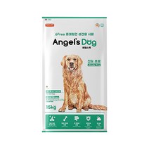 엔젤스독 중대형견 강아지 사료 15kg 반려견 면역개선 피부
