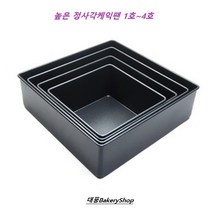 대풍BakeryShop 높은 정사각케익팬 1호 2호 3호 4호, 1개