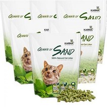 퀸오브샌드 두부모래 녹차 3Kg 대용량x6개