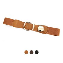 [디꾸보]금장장식 버클 밴딩 여성벨트 ST894