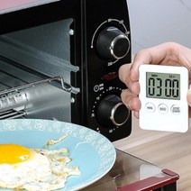 주방 자석 부착 타이머 조리 요리 알람 쿠킹 전자식 스탑 워치 기계식 마그네틱 전자 초 시계 카운트다운 운동 수험생 책상 공부 식당 레스토랑 조리실, 색상, 블랙
