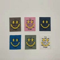 봉제패치 혼합 6 개몫 부드러운 천 라벨 diy 니트 인쇄 면화 짠 바느질 패치에 대한 다양한 편지 자수 손으로 만든 칼라, f