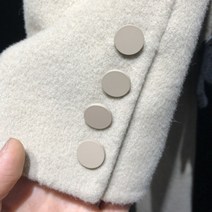 코트버튼단추 spa의류 홈패션 트렌치 더플 공방 셀프수선 핸드메이드 캐시미어 더블포인트 루즈핏 야크 똑딱이 스냅 원터치 가디건 버팔로 소뿔 자개 부자재 홍콩스타일 25mm 화이트