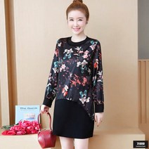 가바바 여성 빅사이즈 원피스 다른사람과 감각이 다른 미디원피스 G45774