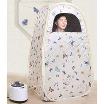 JENMV 전신사우나 고급형 1인용 스팀 사우나 가정용 찜질방 개인 습식 홈 사우나 가정용 사우나 반신욕 훈증기 가정용 사우나1인당 국산 찜질기 1인 찜질, 나비 스타일