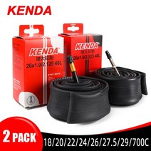 자전거 타이어 튜브 2pcs kenda 내부 mtb 도로 부틸 고무 182022242627.529700c presta schrader 밸브, 700X28-32C AV, 협력사