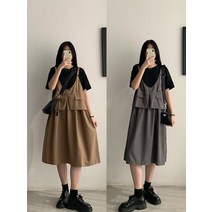 여성 봄원피스 결혼식 하객 롱 새내기 대형 디자인 감각 캐주얼 중간 길이 반팔 드레스