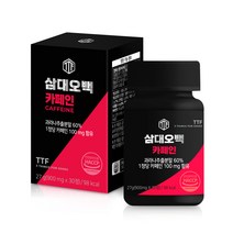 뉴트리커먼 삼대오백 과라나 카페인, 30정, 3개