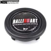 토레스혼캡 JDM스티어링 휠 버튼 센터 캡 자동차 경주 튜닝 변형, [05] Ralliart, [05] Ralliart
