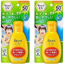 비오레 UV 썬크림 키즈 밀크 2개, 90g 2팩