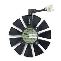 General 85MM T129215SU 6핀 DC 12V 0.50A 쿨링 팬 ASUS Strix Raptor GTX980Ti R9 390X 390 그래픽 카드, FAN (3Pcs)