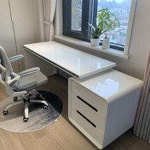 컴퓨터 책상 사이드테이블 이동식 틈새 노트북 table 1인용책상, 데스크탑 길이 140cm