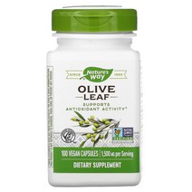 네이처스 웨이 올리브 잎 500mg 비건 캡슐 100정, 1개