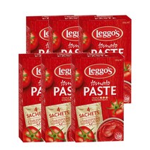 레고스 토마토 페이스트 트리플 콘센트레이트 50g 4팩 Leggos Tomato Paste Triple Concentrate Sachets, 6팩, 4개