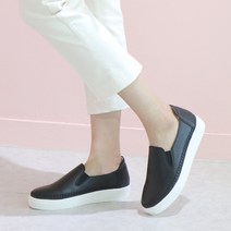 포브 발편한 캐주얼 스티지 여성 슬립온 단화 로건