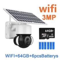 야외용 감시카메라 SHIWOJIA태양광 4G SIM Wifi 무선 Cctv 클라우드 H265 태양광 정원 조명 배터리 캠, 01.CN_11.3MP WHITE WIFI 64GB, 2.3MP WHITE WIFI 64GB