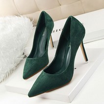 도오빠 플라밍고 여성 스틸레토 하이힐 9cm 스웨이드 가죽 구두 가보시 킬힐 뾰족구두 여성구두