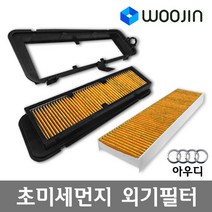 우진필터 PM2.5 초미세먼지 아우디 외기필터 에어컨필터, 1개, A7(케이스만)/OS04