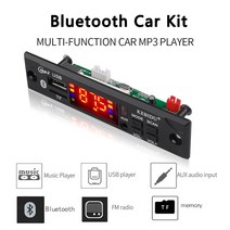 블루투스 자동차 키트 라디오 모듈 USB AUX TF FM 음악 5V 12V MP3 디코더 보드 무선 DIY 디지털 디스플레이 오디오 플레이어