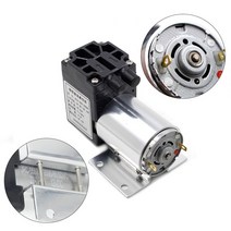 진공펀프 에어컨진공펌프 로터리 베인 공기 -80kpa 미니 진공 펌프 DC 12V 24V 음압 흡입 공기 다이어프램, 한개옵션0
