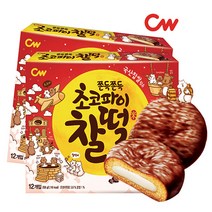 청우식품 쫀득쫀득 초코파이 찰떡 12p, 258g, 3개