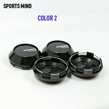 타이어휠 자동차휠 부품 4개/몫 68MM 10 색 자동차 휠 센터 캡 ADVAN 레이싱 Advanti 엠 블 럼 로고 스타일, 02 COLOR 2