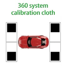 어라운드뷰 차량 360도 스카이뷰자동차 360 카메라 파노라마 시스템 보정 천 서라운드 뷰 디버그 천, 01 Calibration Cloth