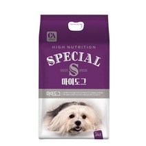 소형애완견 반려동물 시츄 건식사료5kg 기호성좋은