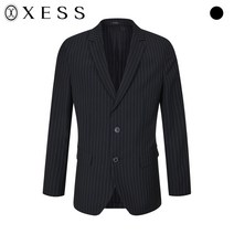 제스 스트라이프 슬림 정장 자켓 X9BJA5937