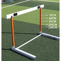 허들 안전 장애물 높이뛰기 훈련 육상 달리기, 육상 장애물 (5단계 높이 조절 가능)