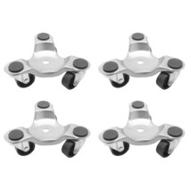 4pcs 이동 가구 도구 전송 시프터 이동 휠 슬라이더 리무버 롤러 헤비 듀티 하우스 이동 도우미 cnim 핫, 은, l