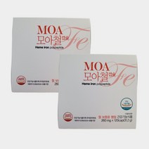 모아철 120캡슐 2박스 2개월분 가용성헴철 임산부철분제