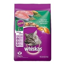 위스카스 고양이 참치 성묘용 1.2kg