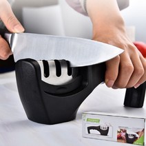 다파요 실용성좋은 3중 세라믹 칼갈이 가위갈이 숯돌 숫돌 샤프너, 1P