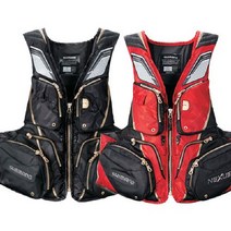 [피싱드라마] 시마노 플로팅 베스트 EX VF-121T 구명복/낚시조끼/바다낚시/선상낚시, XL, 풀블랙