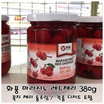 꼭지체리 통조림 마라시노 레드체리 375g