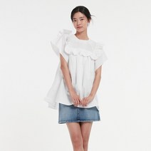 랩 베이비돌 프릴 블라우스