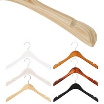 원목옷걸이 나무 베이직2 정장상의 여자 (5개), (월넛), 5개입