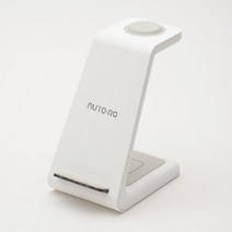 오토라 3IN1 무선충전기 삼성 갤럭시워치 (갤럭시워치4 호환), 화이트, 1개