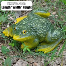 정원등 조경석 정원 꾸미기 정원석 마당 화단 경계 잔디엣지 귀여운 수지 장식 개구리 동상 DIY 야외 분재 가게 동물 조각 책상, Frog A