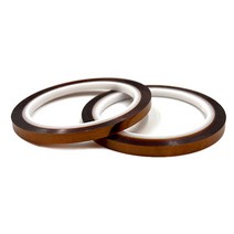소유 국산 캡톤 테이프 내열 마스킹 폴리이미드 필름 반도체 공정, 5mm(폭) x 33M(길이) 2개입