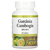 Natural Factors Garcinia Cambogia 90 Tablets, One Color, One Size, 1개