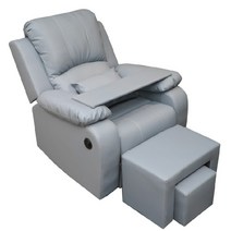 1인용 전동소파 체어 쇼파 안락 심플한 북유럽 편안한 리클라이너 전동 자동 네일아트의자, 마사지기능이있는수동착석및리클라이닝싱글소파, 내마모성 블랙 가죽