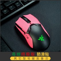 바이퍼 V2 PRO 그립 테이프 리자드 스킨 논슬립 RAZER VIPER V2 PRO, BW, 0.5mm