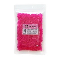 블럭N스토리 컬러비즈 리필비즈 컬러비즈리필 비즈리필, 형광분홍