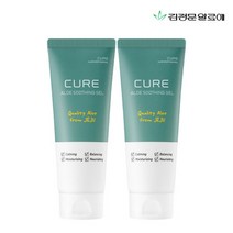 보습관리 김정문알로에 큐어 알로에 수딩젤 150ml 1+1(1311254), 김정문알로에 큐어 알로에 수딩