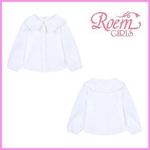 로엠걸즈 [ 주문폭주++ 카라 블라우스 판매 1위++ ] 여아 입학식 졸업식 학예회 결혼식 어디에나 찰떡 화이트 블라우스! 강.력.추.천~~